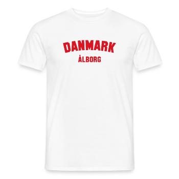 ALBORG Danmark Danemark - T-shirt homme - blanc - Devant - AI Model Male 178 dark (178cm)