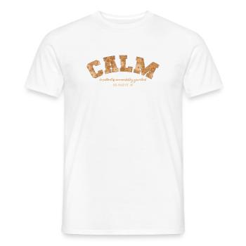 CALME soyez patient comme l’a ordonné votre seigneur - T-shirt homme - blanc - Devant - AI Model Male 178 dark (178cm)