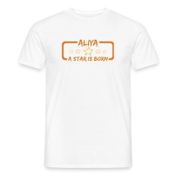 Aliya Aliya - Men's T-Shirt - white - Front - AI Model Male 178 dark (178cm)