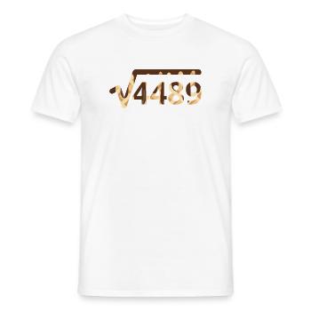 67 Place des mèmes - T-shirt homme - blanc - Devant - AI Model Male 178 dark (178cm)