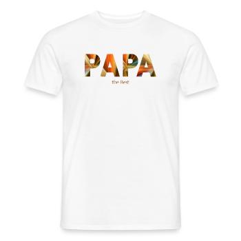 Dad - my anchor - Men's T-Shirt - white - Front - AI Model Male 178 dark (178cm)