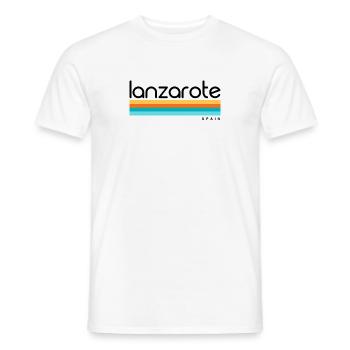 Lanzarote - Spain - Spanien - Espana - Kanaren - Männer T-Shirt - Weiß - Vorne - AI Model Male 178 dark (178cm)