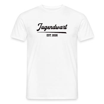 Garde de jeunesse Pompiers Pompiers Pompiers de jeunes pompiers - T-shirt homme - blanc - Devant - AI Model Male 178 dark (178cm)