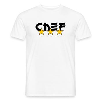 Chef - Kitchen - Cook - Men's T-Shirt - white - Front - AI Model Male 178 dark (178cm)