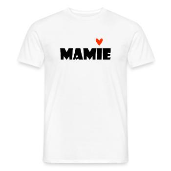 GRANNY. MAMMA. GRANDMOTHER. MOTHER'S DAY. GIFT - Men's T-Shirt - white - Front - AI Model Male 178 dark (178cm)