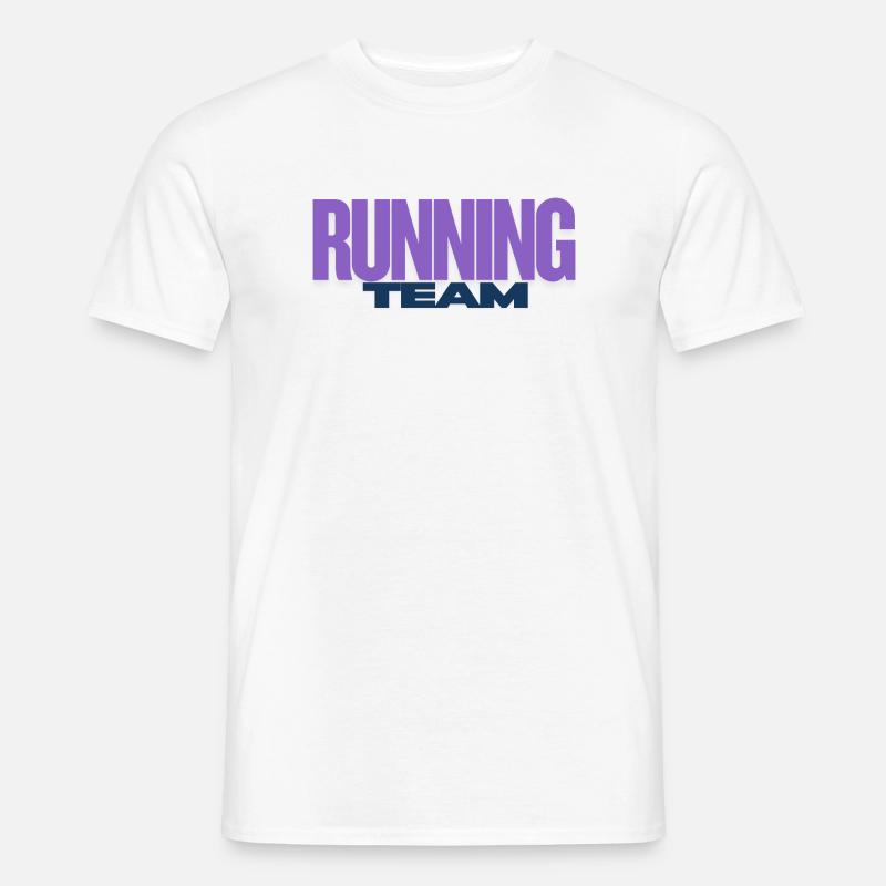 Équipe de course - T-shirt homme - blanc