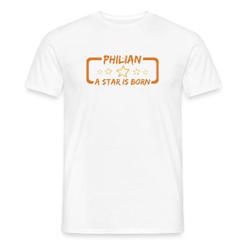 Philian en cadeau - T-shirt homme - blanc - Devant - AI Model Male 178 dark (178cm)
