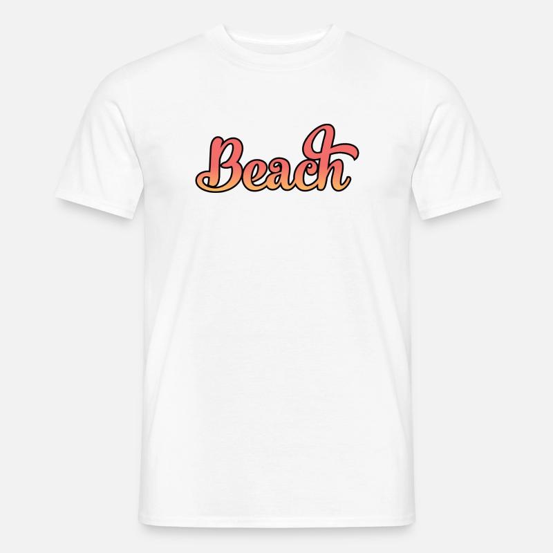 Beach - Men's T-Shirt - white