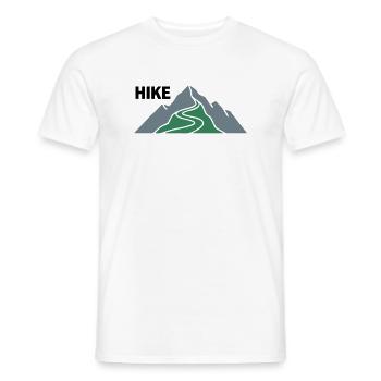 Hike Berge Wandern Wandergruppe Gipfel - Männer T-Shirt - Weiß - Vorne - AI Model Male 178 dark (178cm)