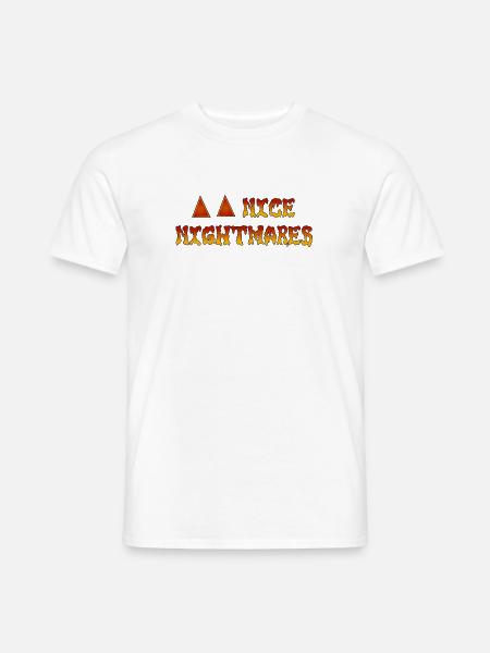 Nice Nightmares Fire Dream - Men's T-Shirt - white