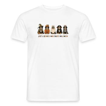 Berner Halloween-Crew - Männer T-Shirt - Weiß - Vorne - AI Model Male 178 dark (178cm)