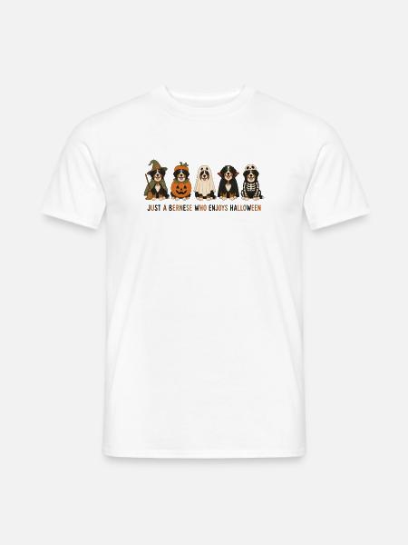 Berner Halloween-Crew - Männer T-Shirt - Weiß