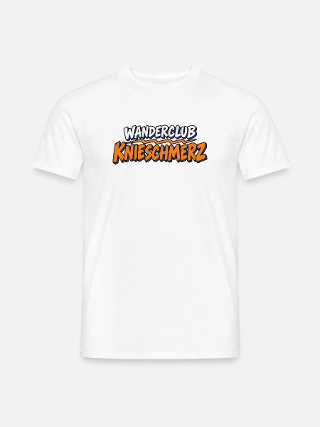 Wanderclub KnieSchmerz Wanderer Wandern - Männer T-Shirt - Weiß