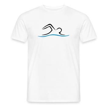NAGE - T-shirt homme - blanc - Devant - AI Model Male 178 dark (178cm)