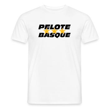 Pelote basque - Männer T-Shirt - Weiß - Vorne - AI Model Male 178 dark (178cm)