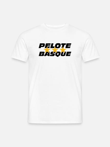 Pelote Basque - T-shirt homme - blanc