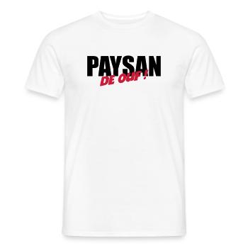 Paysan de ouf ! - T-shirt homme - blanc - Devant - AI Model Male 178 dark (178cm)