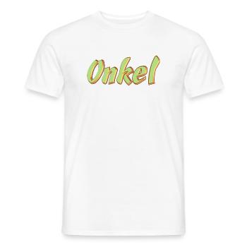 Kosename Onkel 3DStyle - Männer T-Shirt - Weiß - Vorne - AI Model Male 178 dark (178cm)
