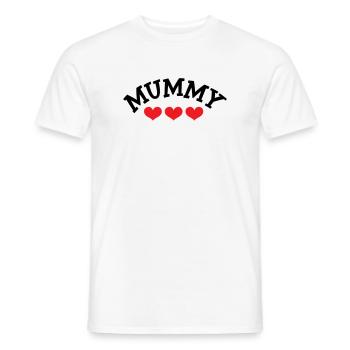 Mom / Mother's Day - Men's T-Shirt - white - Front - AI Model Male 178 dark (178cm)