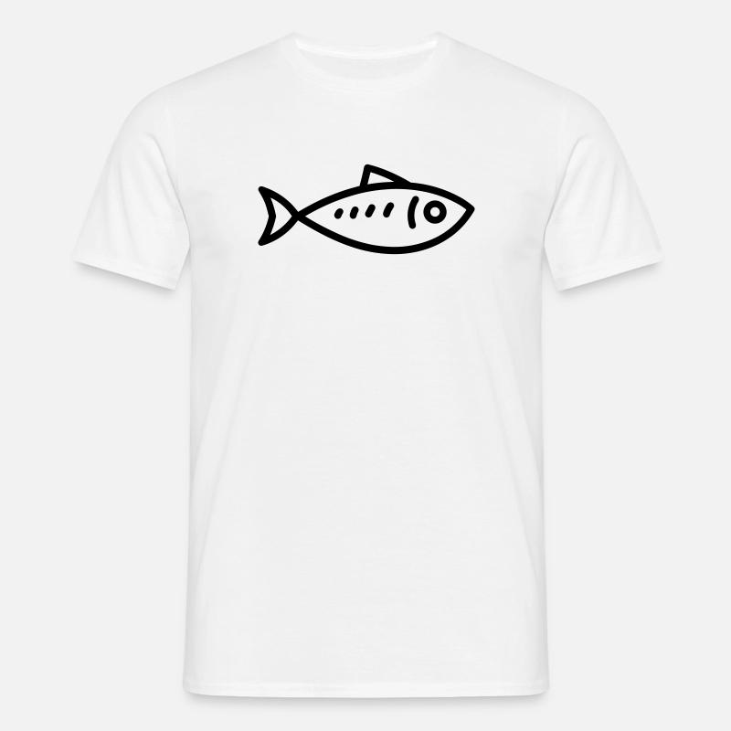 herring - Men's T-Shirt - white