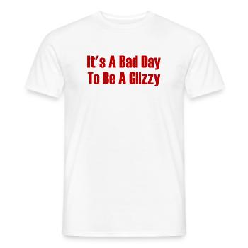 Heute ist ein schlechter Tag, um ein Glizzy-Hotdog - Männer T-Shirt - Weiß - Vorne - AI Model Male 178 dark (178cm)