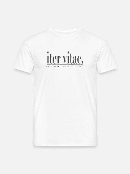 Journey of Life - Männer T-Shirt - Weiß