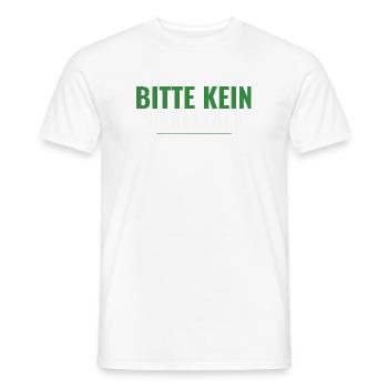 Bitte kein Smalltalk – Abschiedsgeschenk Shirt - Männer T-Shirt - Weiß - Vorne - AI Model Male 178 dark (178cm)