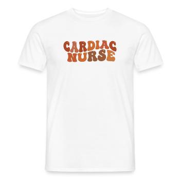 Herzpfleger-Pflegegeschenk - Männer T-Shirt - Weiß - Vorne - AI Model Male 178 dark (178cm)