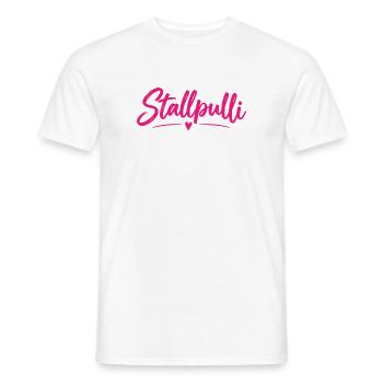 Stallpulli - Pferd - Reiterin - Stall - Pullover - Männer T-Shirt - Weiß - Vorne - AI Model Male 178 dark (178cm)