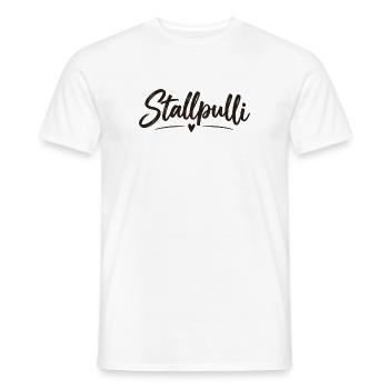 Stallpulli - Pferd - Reiterin - Stall - Pullover - Männer T-Shirt - Weiß - Vorne - AI Model Male 178 dark (178cm)