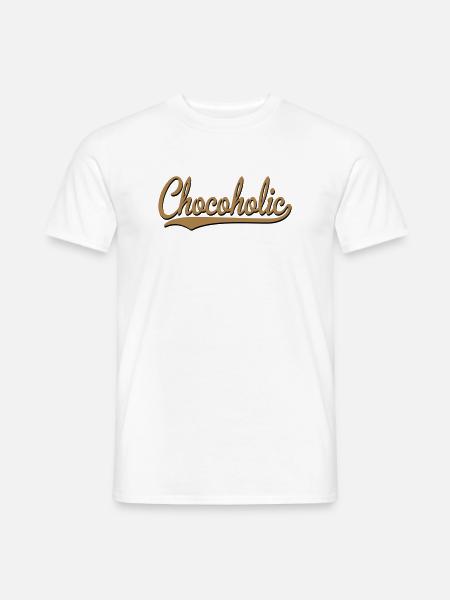 2541614 15352890 chocolate - Men's T-Shirt - white