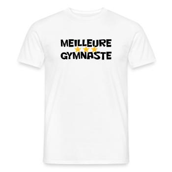 Beste Turnerin - Männer T-Shirt - Weiß - Vorne - AI Model Male 178 dark (178cm)