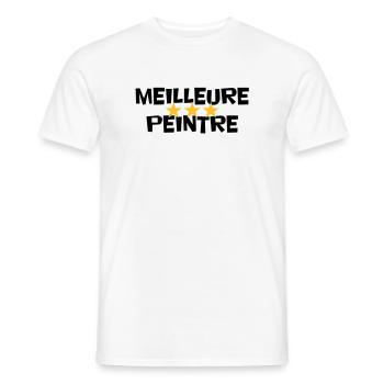 Beste Maler - Männer T-Shirt - Weiß - Vorne - AI Model Male 178 dark (178cm)