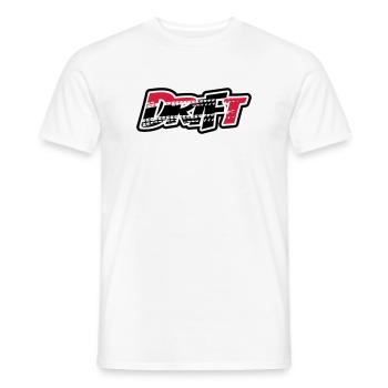 Drift Motorsport - Männer T-Shirt - Weiß - Vorne - AI Model Male 178 dark (178cm)