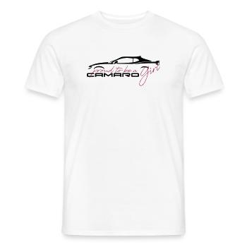 proud Camaro6 girl - Men's T-Shirt - white - Front - AI Model Male 178 dark (178cm)