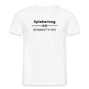 Spiekeroog - Männer T-Shirt - Weiß - Vorne - AI Model Male 178 dark (178cm)