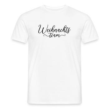 weihnachts team christmas - Männer T-Shirt - Weiß - Vorne - AI Model Male 178 dark (178cm)