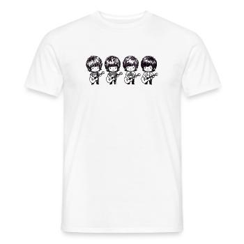 Die fabelhafte Vierband - Männer T-Shirt - Weiß - Vorne - AI Model Male 178 dark (178cm)
