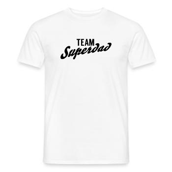 Team Superdad - Männer T-Shirt - Weiß - Vorne - AI Model Male 178 dark (178cm)