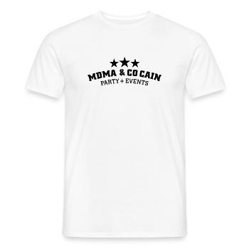 MDMA und Cocain - Männer T-Shirt - Weiß - Vorne - AI Model Male 178 dark (178cm)