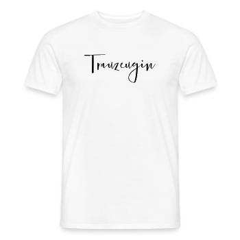 Maid of maid of trust girlfriend hen party - Men's T-Shirt - white - Front - AI Model Male 178 dark (178cm)