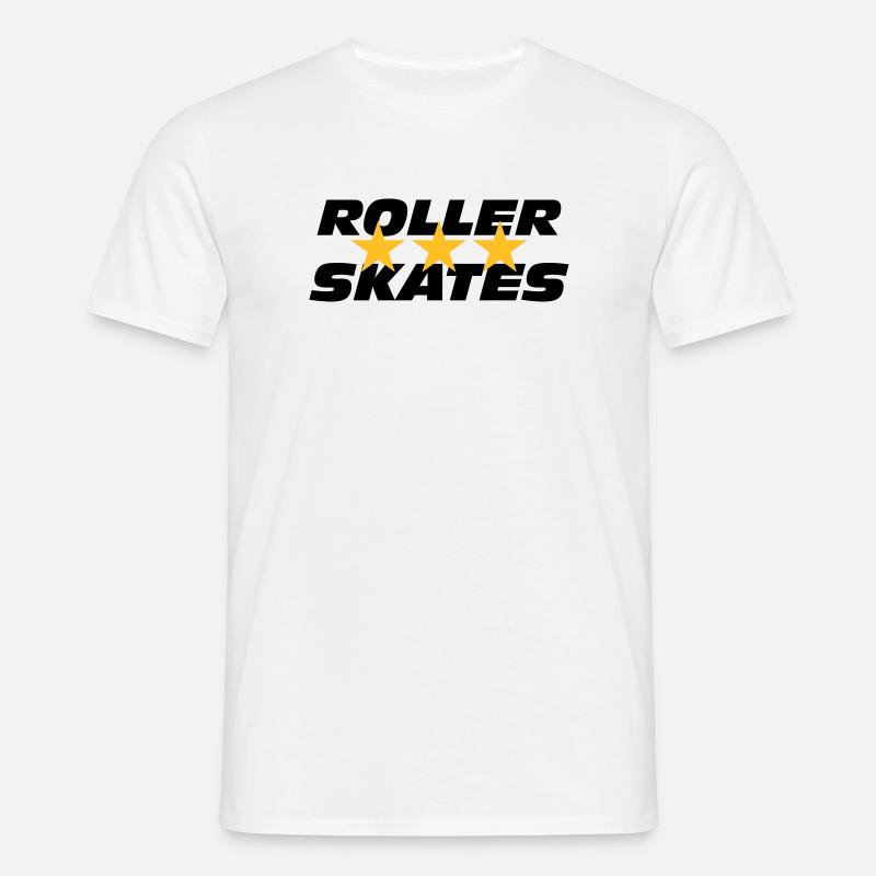 Roller Skates - Männer T-Shirt - Weiß