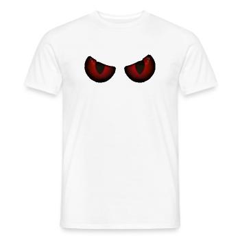 Rotäugige Glut - Männer T-Shirt - Weiß - Vorne - AI Model Male 178 dark (178cm)