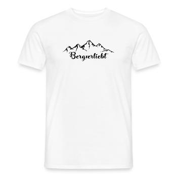 Bergverliebt - (13) - Männer T-Shirt - Weiß - Vorne - AI Model Male 178 dark (178cm)