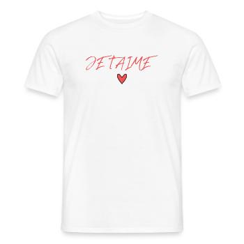 VALENTINSTAG. Junggesellinnenabschied. ICH LIEBE DICH. ICH LIEBE DICH. LIEBE - Männer T-Shirt - Weiß - Vorne - AI Model Male 178 dark (178cm)