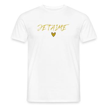 PAAR. GERADE VERHEIRATET. Junggesellinnenabschied. VALENTINSTAG. LIEBE. - Männer T-Shirt - Weiß - Vorne - AI Model Male 178 dark (178cm)