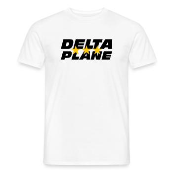 Logo Delta Plane Étoiles d'Excellence - T-shirt homme - blanc - Devant - AI Model Male 178 dark (178cm)