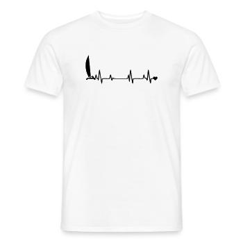 Sailboat - Men's T-Shirt - white - Front - AI Model Male 178 dark (178cm)