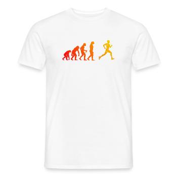 Laufsport Geschenkidee für der Laufsport Liebhaber - Männer T-Shirt - Weiß - Vorne - AI Model Male 178 dark (178cm)