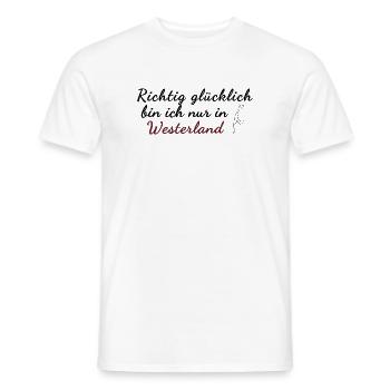 Westerland Sylt - Männer T-Shirt - Weiß - Vorne - AI Model Male 178 dark (178cm)